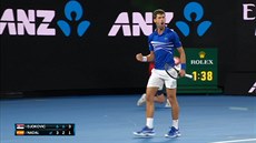 Novak Djokovi ze Srbska ve finále Australian Open