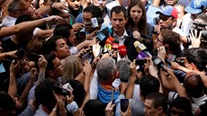 Lídr venezuelské opozice Juan Guaidó