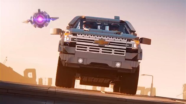 Chevrolet Silverado v animovanm filmu Lego Movie 2