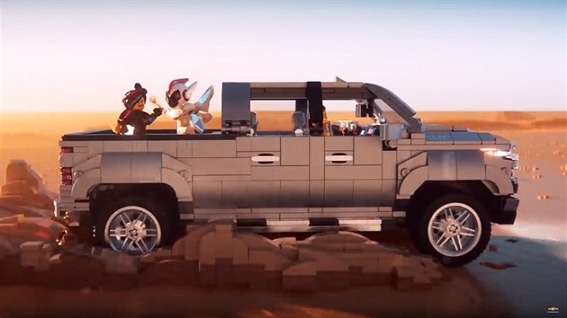 Chevrolet Silverado v animovanm filmu Lego Movie 2