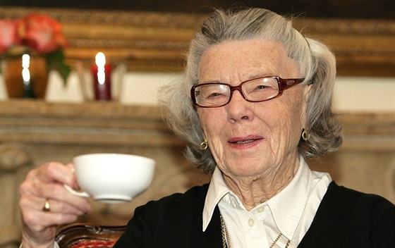 Britská spisovatelka Rosamunde Pilcherová v roce 2008