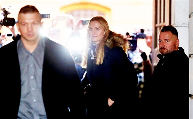Tenistka Petra Kvitová odchází od Krajského soudu v Brn, u nho vypovídala o...