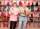 Stanley Colorite z Floridy se svým otcem. Oba dva sbírají panenky Barbie.
