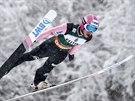 Roman Koudelka bhem závodu Svtového poháru v letech na lyích v Oberstdorfu.