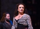 Clementine Margaine v titulní roli Bizetovy Carmen v Metropolitní opeře