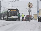 Dopravn komplikace v Plzni (3. nora 2019)