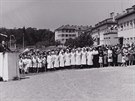 V roce 1947 byl slavnostn vyhlen pln postavit v arelu novou nemocnici za...