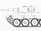 Kombinace osvdeného podvozku pvodn eskoslovenského tanku PzKpfw 38 (t) s...