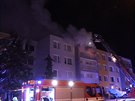 Pratí hasii zasahovali u poáru domu v Horních Poernicích (4.2.2019)