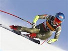 Mikaela Shiffrinová v superobím slalomu na mistrovství svta v Aare.