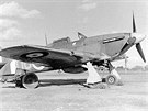 Hawker Hurricane 312. �eskoslovensk� st�hac� peruti, u kter�  Tom� Zrn�k z...