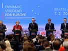 Premii V4 jednali v Bratislav s nmeckou kanclkou Merkelovou