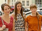 Tereza Kostková, Veronika Khek Kubařová a Jenovéfa Boková ve filmu Ženy v běhu...