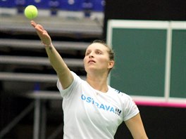 Markta Vondrouov na trninku v Ostrav.