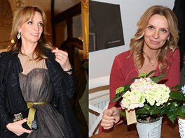 Ivana Chýlková v letech 2009 a 2018