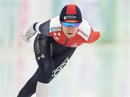 Martina Sáblíková si jede pro rychlobruslařské zlato z trati 5000 metrů.