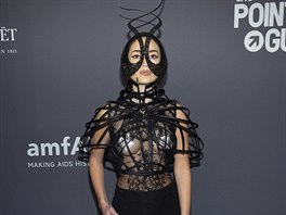 Megan Pormerová na amfAR Gala (New York, 6. února 2019)