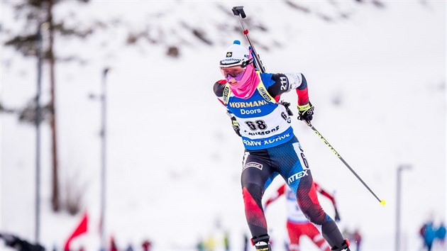 TRPEN. Veronika Vtkov na trati vytrvalostnho zvodu v kanadskm Canmore.