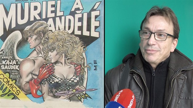 Galerista Martin Zeman hovo o komiksu Muriel a andl