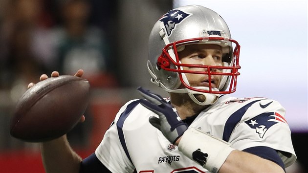 Tom Brady z New England Patriots v akci