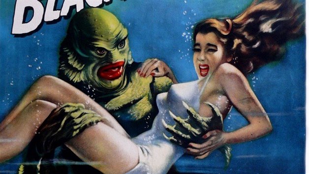 Plakát k filmu Netvor z Černé laguny (1954)