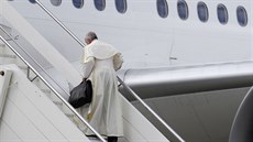 Pape Frantiek odletl do Spojených arabských emirát. (3. února 2019)