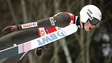 Polák Piotr yla bhem Svtového poháru v letech na lyích v Oberstdorfu.