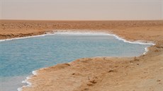 Zbytky solného jezera