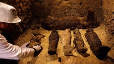 V egyptské provincii Mínjá jižně od Káhiry byly objeveny starověké pohřební...