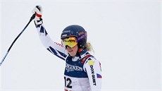 Kate�ina Pauláthová po kombina�ním sjezdu na mistrovství sv�ta v Aare.