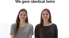 Kampaň s dvojčaty, která zkoušejí Office 365 a Office 2019