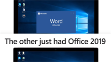 „Jedno dvojče mohlo využít inteligentní funkce Wordu díky Office 365, druhé...