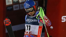 Slovenská lyaka Petra Vlhová po kombinaním slalomu na MS v Aare.