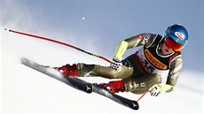 ZA ZLATEM. Americká závodnice Mikaela Shifrinová jede superobří slalom na...