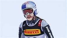 NEJPOMALEJ�Í. Ester Ledecká a její reakce v cílovém prostoru. V superob�ím...