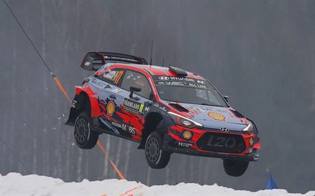 Thierry Neuville pi védské rallye.