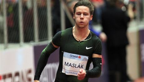 Pavel Maslák vyhrál v Ostrav bh na 300 metr.
