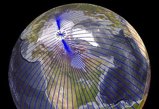 Posun severního magnetického pólu