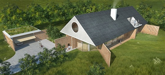 Dm pro tylennou rodinu navrhlo studio ODDO architects. 