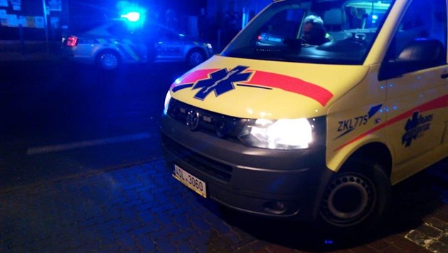 idi auta se snail ujet policistm, havaroval v ernoicích (17. února 2019).