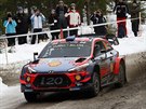 Sébastien Loeb pi védské rallye.