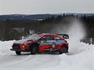 Thierry Neuville bhem védské rallye.