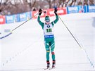 Italská biatlonistka Dorothea Wiererová slaví premiérové vítzství ve sprintu...