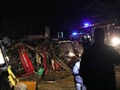Mezi Skopj a mstem Tetovo v Severn Makedonii havaroval autobus. Pi nehod...