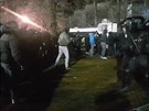 Policie v Plzni zasahovala proti fandm Zagrebu