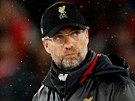 Liverpoolský trenér Jürgen Klopp bhem osmifinále Ligy mistr proti Bayernu...