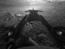 Stín Opportunity (den 180.) na cest do kráteru Endurance