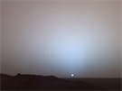 Západ slunce na Marsu zachycený sondou Opportunity