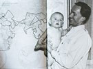 Fotografie zachycují Miroslava Zikmunda ml. s jeho otcem.