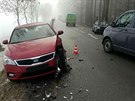 Hromadná nehoda šesti osobních aut komplikovala provoz u Žamberka.